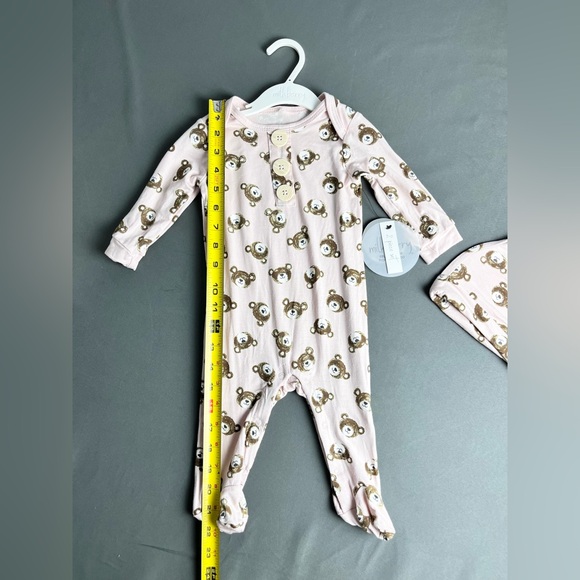 NWT Milkberry Bamboo 2-pieces set “ Baby Bear” size 3-6 Months - Picture 7 of 10